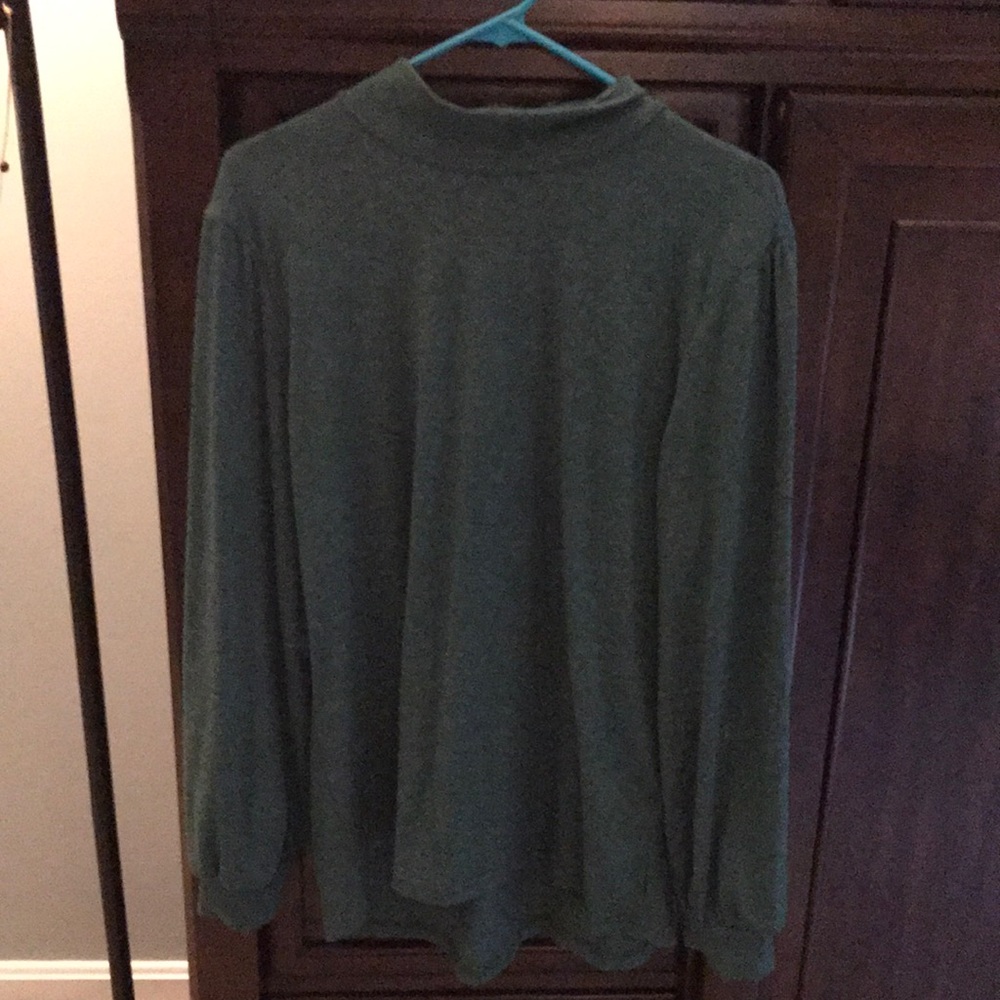 Super soft high neck long sleeve shirt